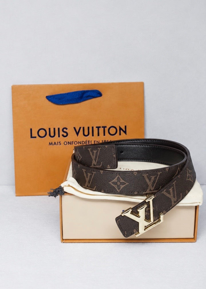 Louis Vuitton Cinturón Monogram Hebilla LV