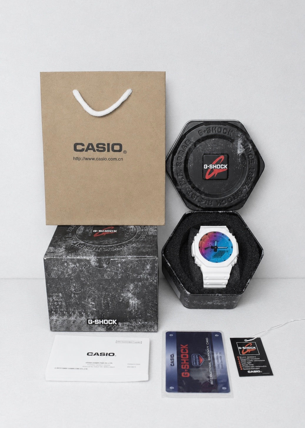 Casio G-Shock Reloj Digital Blanco